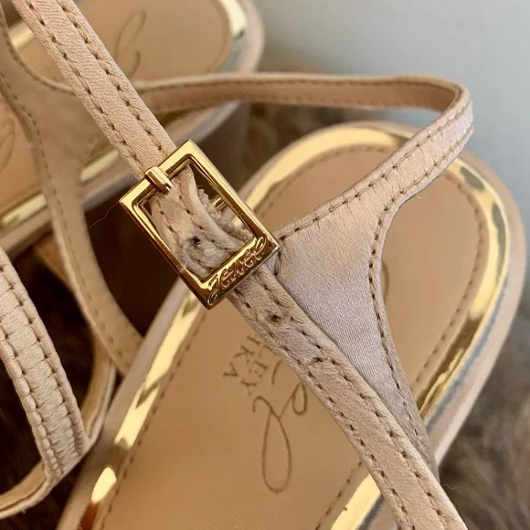 Badgley Mischka - Lori Block Heel in Champagne - Picture 10 of 16